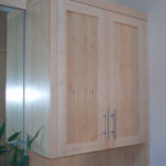 bamboo bathroom wall cabinet