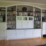 white painted media cabinets